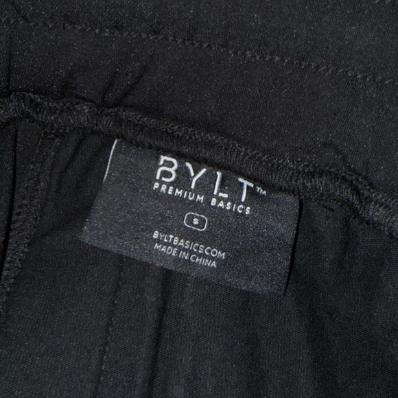 BYLT Premium Basics Joggers Black Weekend Athleisure Workout Wicking Comfortable - Picture 7 of 9
